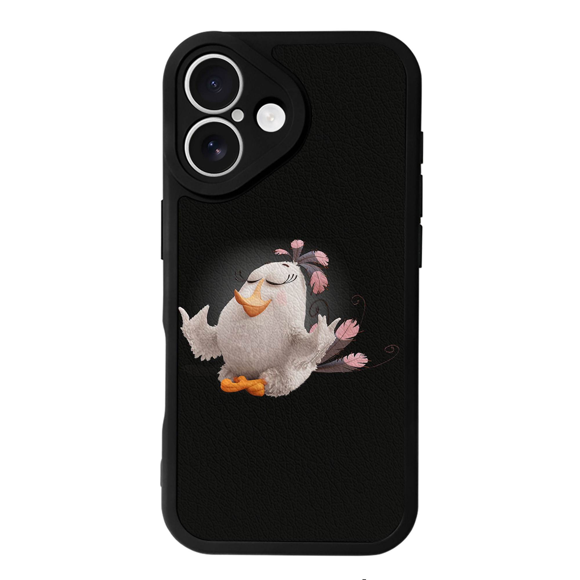 （画像用） Angry Birds アングリーバード 【iPhone 16シリーズ対応】シリコンスマホケース（レザー調） 材質：シリコン